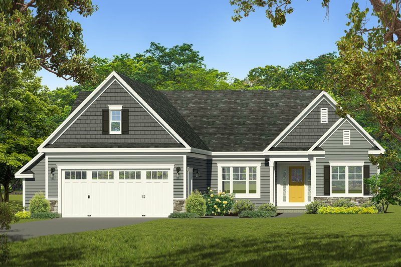 Home Plan - Ranch Exterior - Front Elevation Plan #1010-237