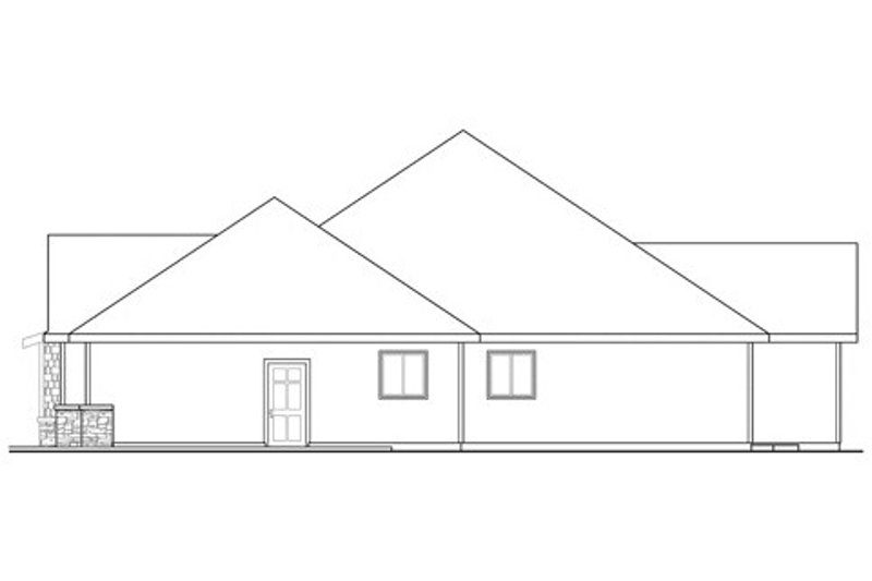 Home Plan - Exterior - Other Elevation 1 for Craftsman House Plan #124-840 - 3 bed, 2.5 bath