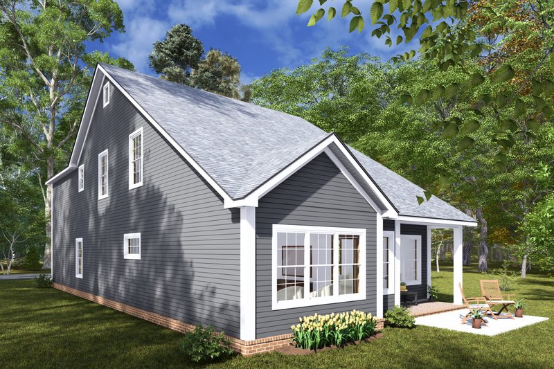 House Design - Exterior - Other Elevation 1 for Cottage House Plan #513-2268 - 4 bed, 2.5 bath