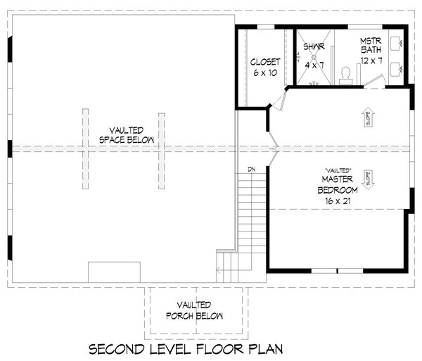 Home Plan - Farmhouse Floor Plan - Upper Floor Plan #932-555