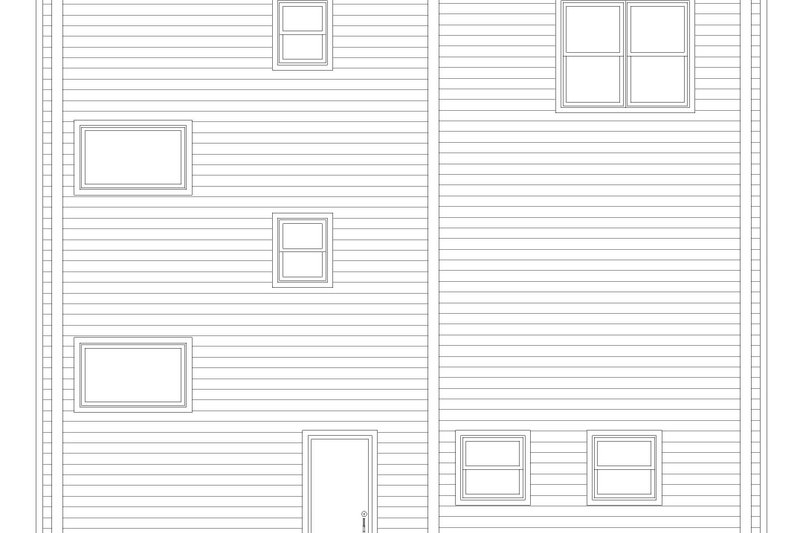 Dream House Plan - Exterior - Rear Elevation for Contemporary House Plan #932-644 - 3 bed, 3 bath