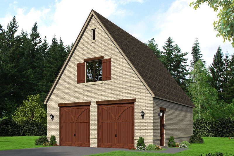 Architectural House Design - Country Exterior - Front Elevation Plan #932-271