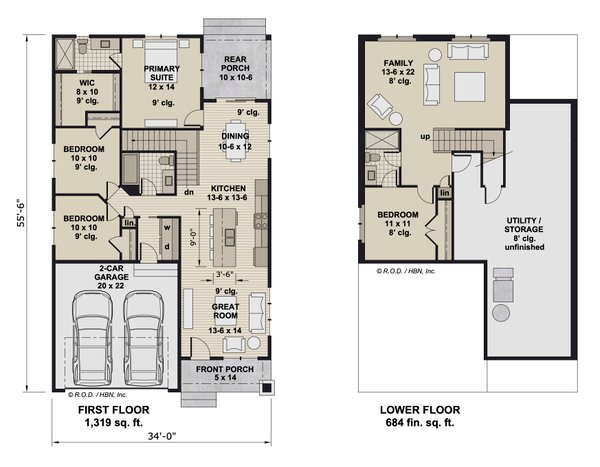 House Blueprint - Farmhouse Floor Plan - Other Floor Plan #51-1503