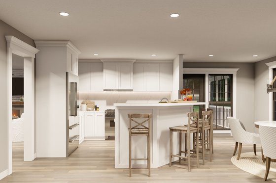 Interior - Kitchen for Farmhouse House Plan #17-286 - 4 bed, 2.5 bath