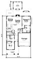 Craftsman Style House Plan - 2 Beds 2 Baths 1584 Sq/Ft Plan #20-2470 