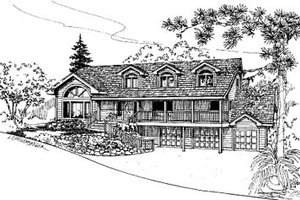 Traditional Exterior - Front Elevation Plan #60-594