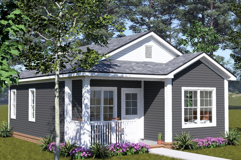 Home Plan - Exterior - Other Elevation for Cottage House Plan #513-2480 - 2 bed, 2 bath