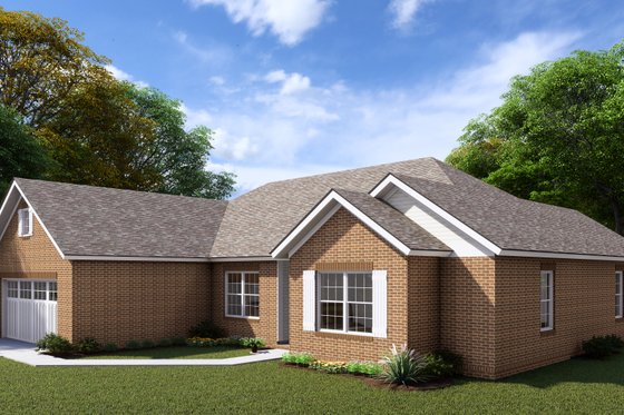 Exterior - Other Elevation for Traditional House Plan #513-20 - 5 bed, 3 bath