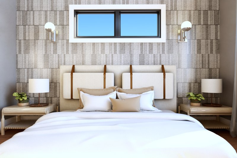House Design - Interior - Master Bedroom 1 for Modern House Plan #1064-317 - 3 bed, 2 bath