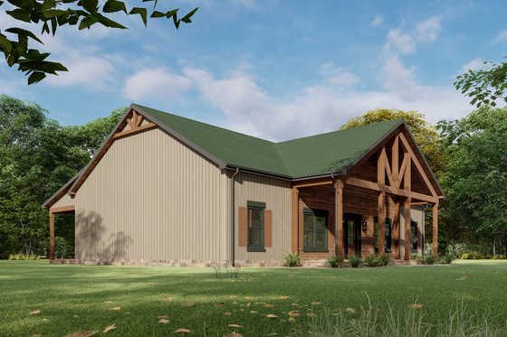 Exterior - Other Elevation 5 for Farmhouse House Plan #1092-67 - 3 bed, 2 bath