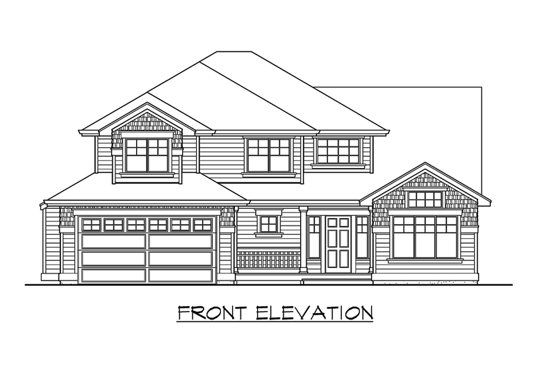 Dream House Plan - Exterior - Other Elevation for Craftsman House Plan #132-108 - 3 bed, 2.5 bath