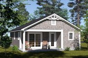 Cottage Style House Plan - 2 Beds 2 Baths 799 Sq/Ft Plan #513-2402 Exterior 