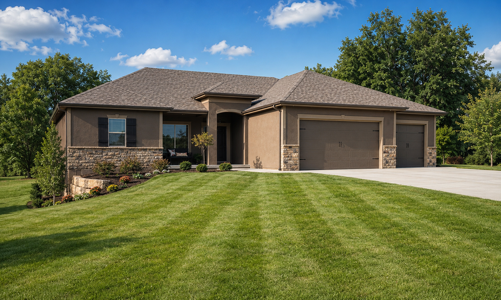 Exterior - Front Elevation 2 for Mediterranean House Plan #20-2174 - 3 bed, 2 bath