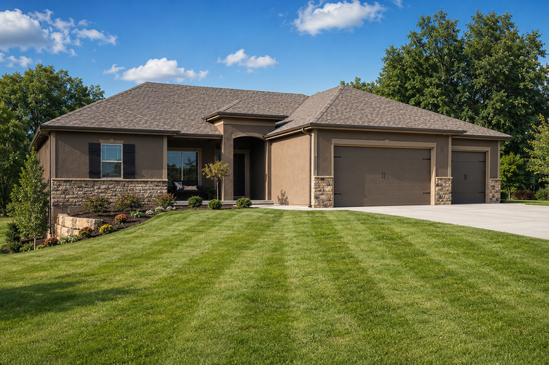 House Plan Design - Exterior - Front Elevation 2 for Mediterranean House Plan #20-2174 - 3 bed, 2 bath