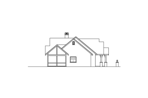 Exterior - Other Elevation for Craftsman House Plan #124-1272 - 3 bed, 2.5 bath
