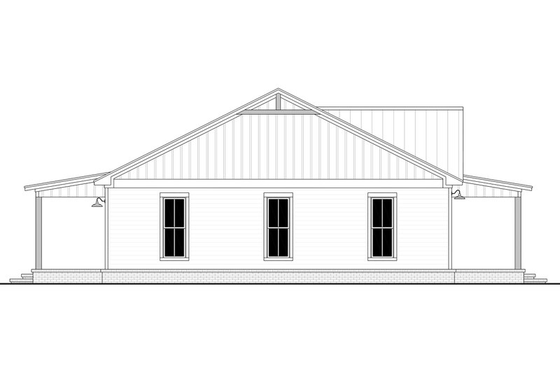 House Plan Design - Exterior - Other Elevation for Barndominium House Plan #430-419 - 2 bed, 2 bath