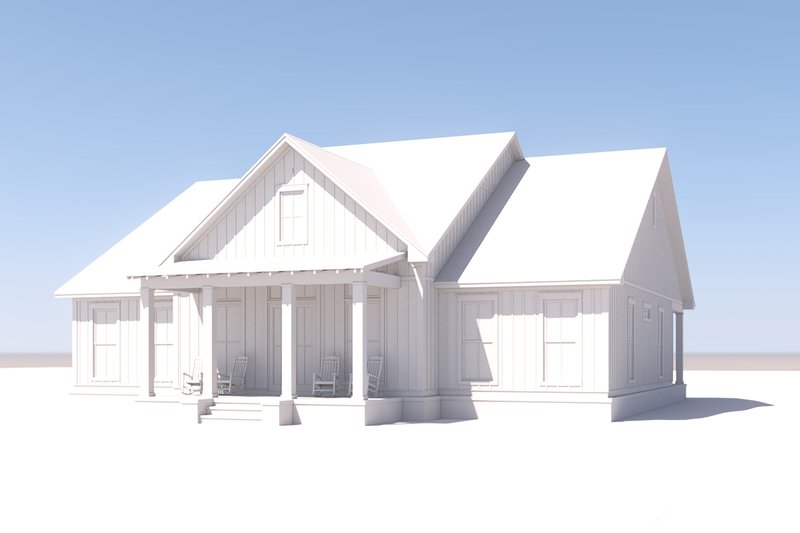 Dream House Plan - Exterior - Front Elevation 5 for Farmhouse House Plan #430-279 - 3 bed, 2.5 bath