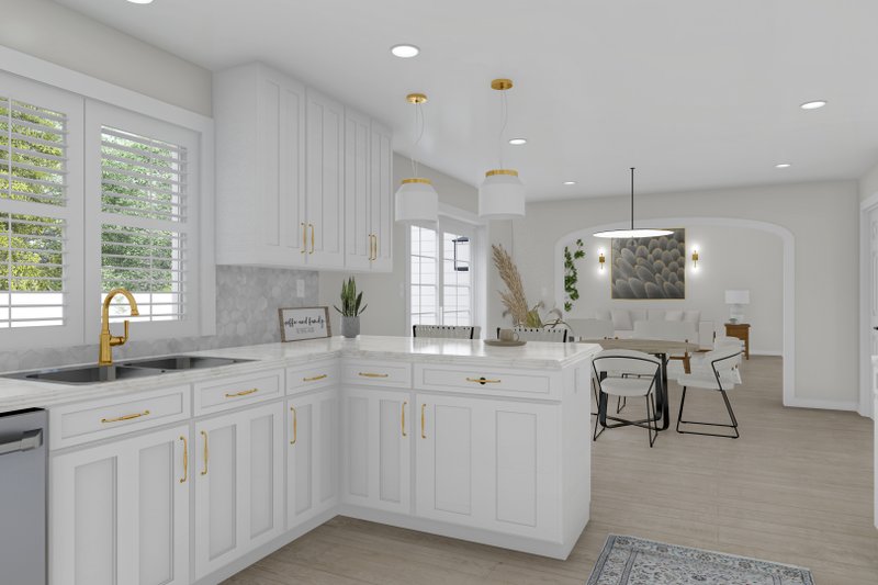 Architectural House Design - Interior - Kitchen for Farmhouse House Plan #1060-178 - 4 bed, 2.5 bath