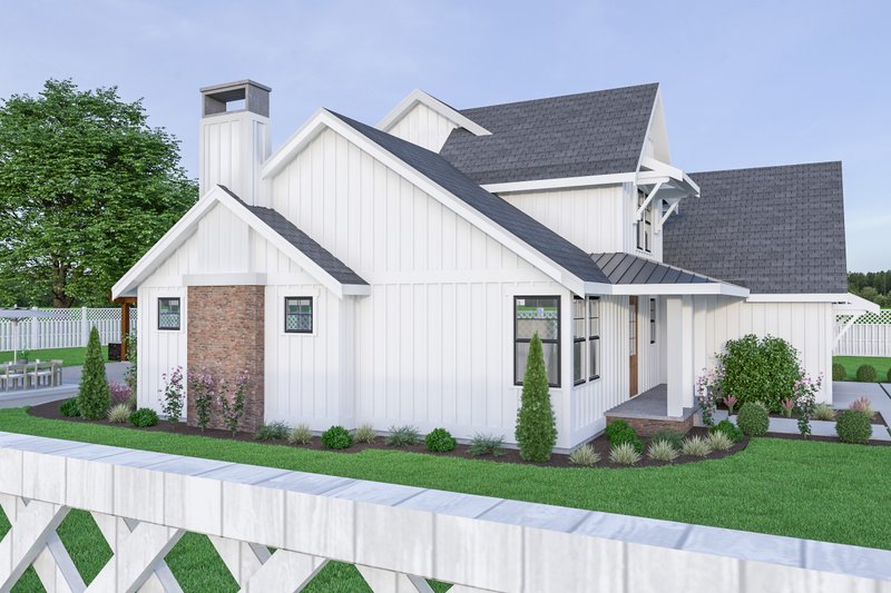 Dream House Plan - Exterior - Other Elevation 1 for Farmhouse House Plan #1070-16 - 3 bed, 2.5 bath