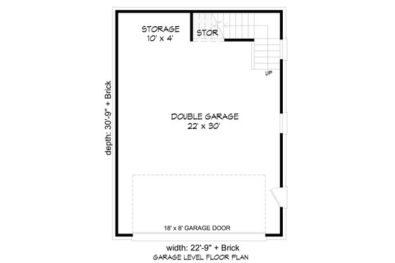 Floor Plan - Main Floor for Country House Plan #932-283, 0 bath
