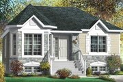 Cottage Style House Plan - 3 Beds 1 Baths 1153 Sq/Ft Plan #25-4119 