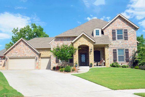 Exterior - Front Elevation for Traditional House Plan #65-519 - 3 bed, 3.5 bath