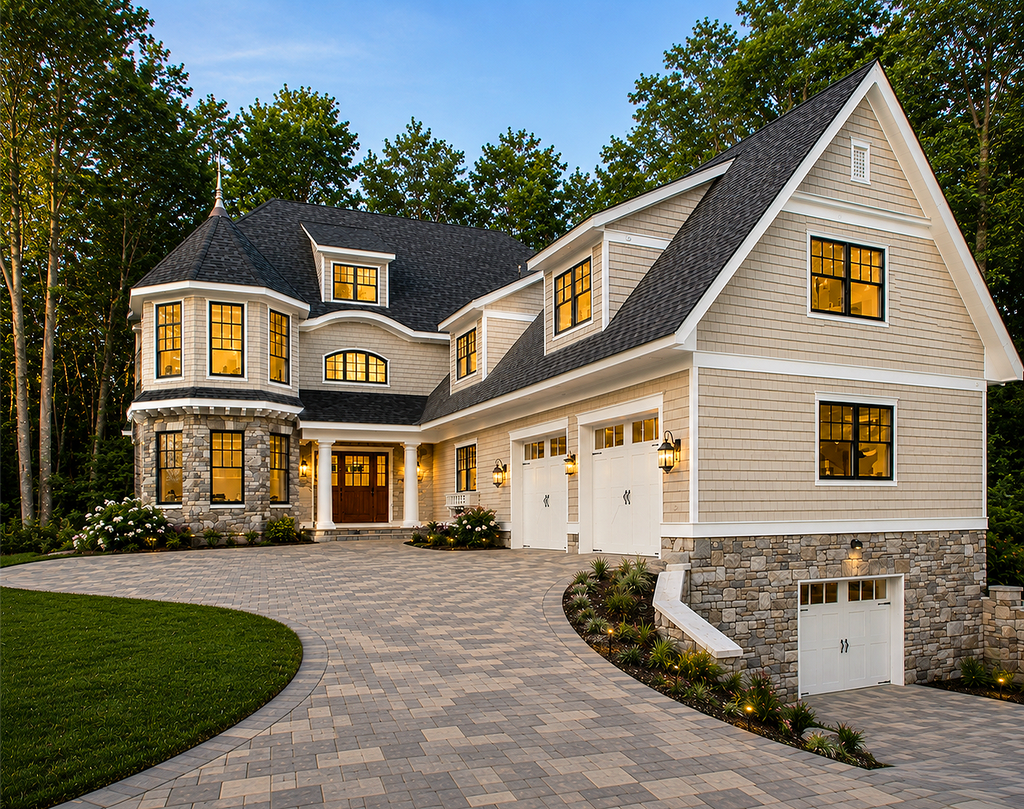 Exterior - Front Elevation 2 for Craftsman House Plan #928-71 - 3 bed, 4.5 bath