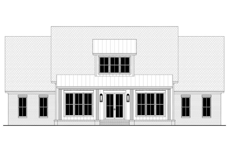 Dream House Plan - Exterior - Front Elevation 6 for Farmhouse House Plan #430-366 - 4 bed, 3 bath