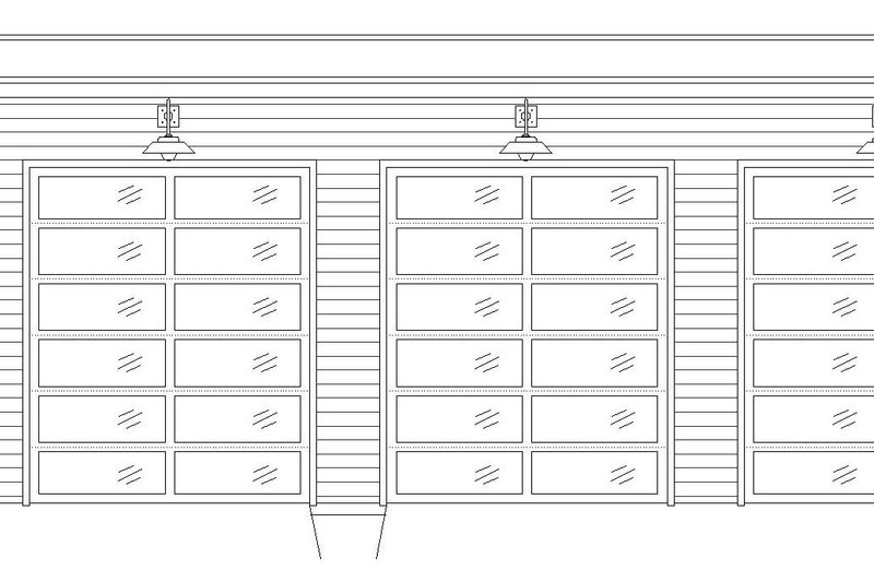 House Plan Design - Exterior - Front Elevation 3 for Contemporary House Plan #932-603, 0 bath