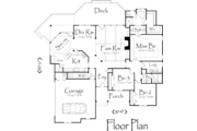 Traditional Style House Plan - 3 Beds 2 Baths 1993 Sq/Ft Plan #71-109 
