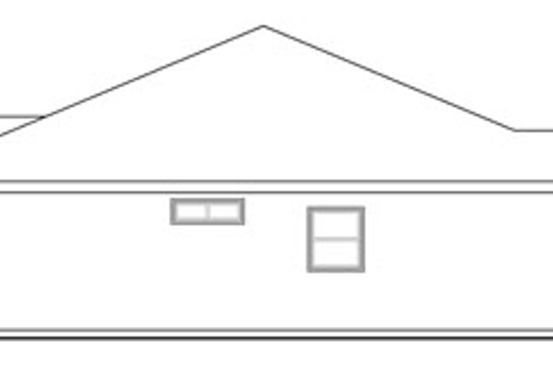 House Plan Design - Exterior - Other Elevation 2 for Traditional House Plan #124-822 - 3 bed, 2 bath
