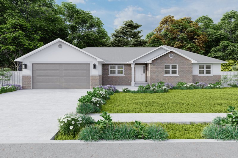 Dream House Plan - Traditional Exterior - Front Elevation Plan #1060-252