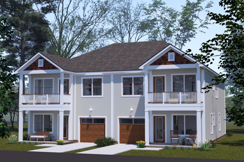 Dream House Plan - Cottage Exterior - Front Elevation Plan #513-2332