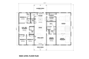 Barndominium Style House Plan - 4 Beds 3.5 Baths 2866 Sq/Ft Plan #1117-14 Floor 