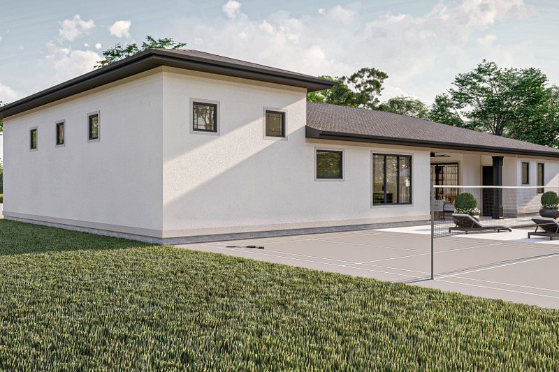 House Blueprint - Exterior - Other Elevation for Mediterranean House Plan #455-633 - 3 bed, 2.5 bath