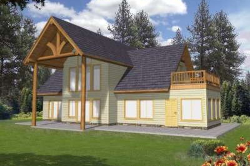 Dream House Plan - Exterior - Front Elevation Plan #117-387
