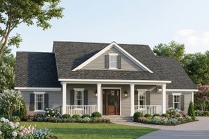 House Design - Country Exterior - Front Elevation Plan #21-624