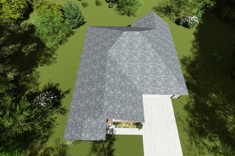 Home Plan - Exterior - Other Elevation 3 for Traditional House Plan #513-2080 - 3 bed, 2 bath