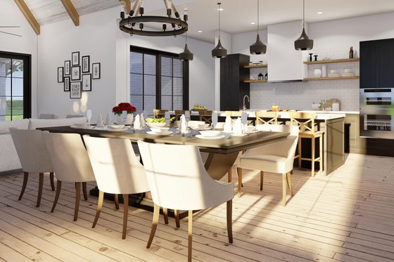 Interior - Dining Room 1 for Modern House Plan #923-198 - 3 bed, 3 bath