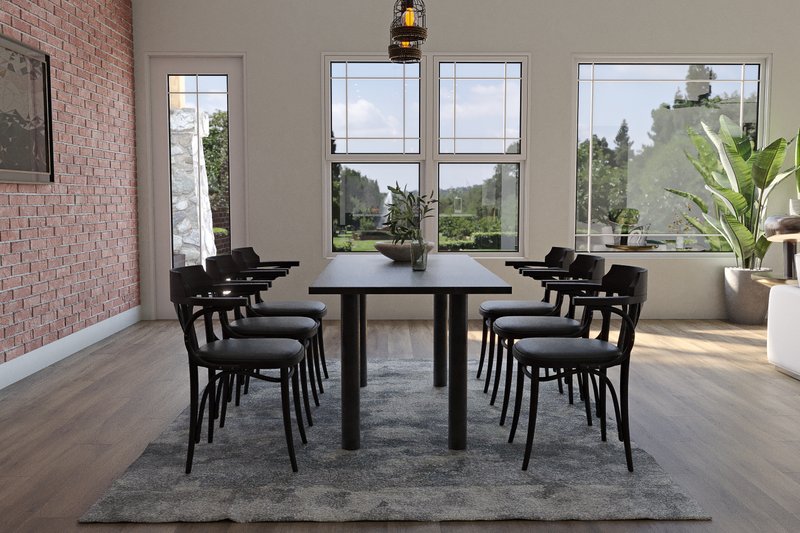 Home Plan - Interior - Dining Room for Craftsman House Plan #54-470 - 5 bed, 4 bath