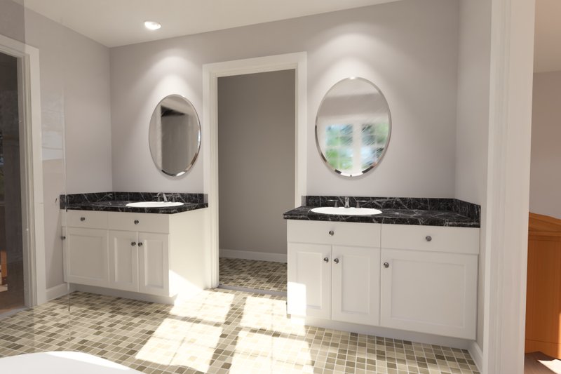 Architectural House Design - Interior - Master Bathroom 1 for Cottage House Plan #513-2406 - 4 bed, 2.5 bath