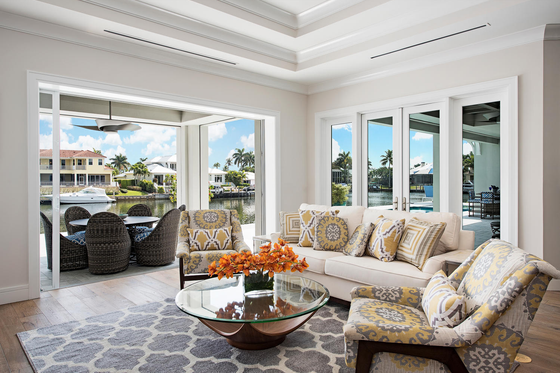 Interior - Family Room 1 for Beach House Plan #548-52 - 4 bed, 4.5 bath
