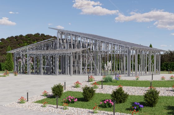 Exterior - Front Elevation 9 for Modern House Plan #1106-176 - 2 bed, 1 bath