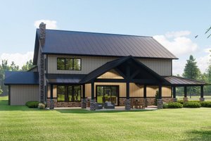 Exterior - Other Elevation 1 for Barndominium House Plan #1064-264 - 3 bed, 3 bath