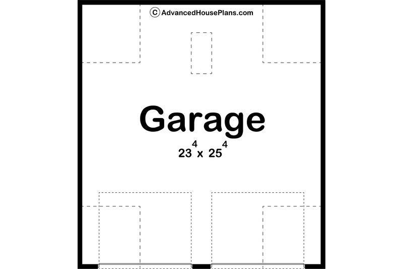 Dream House Plan - Floor Plan - Main Floor for Traditional House Plan #455-53, 0 bath