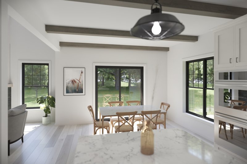 House Blueprint - Interior - Dining Room for Craftsman House Plan #1089-47 - 4 bed, 3.5 bath