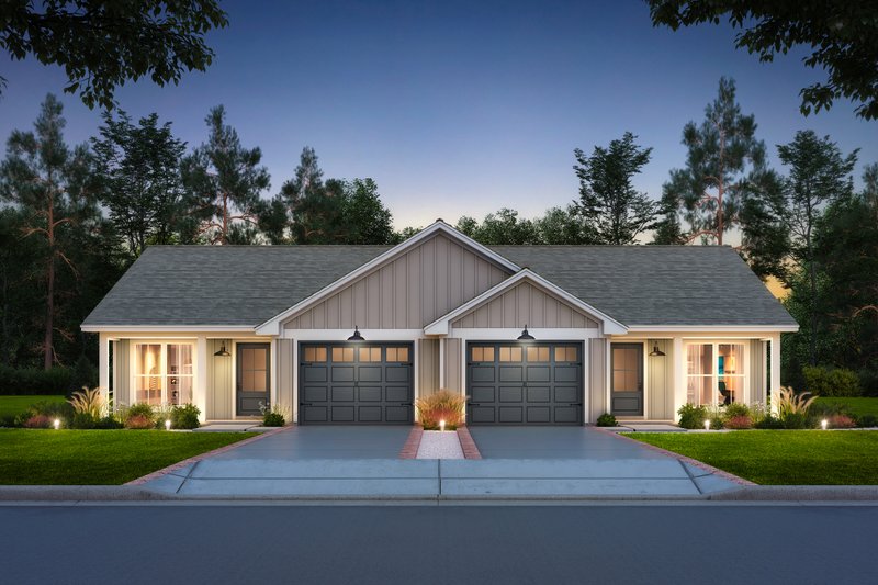 House Blueprint - Traditional Exterior - Front Elevation Plan #430-350