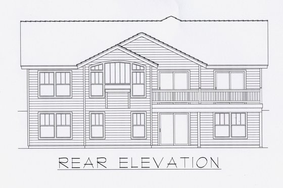 Exterior - Other Elevation for Craftsman House Plan #112-162 - 5 bed, 3 bath