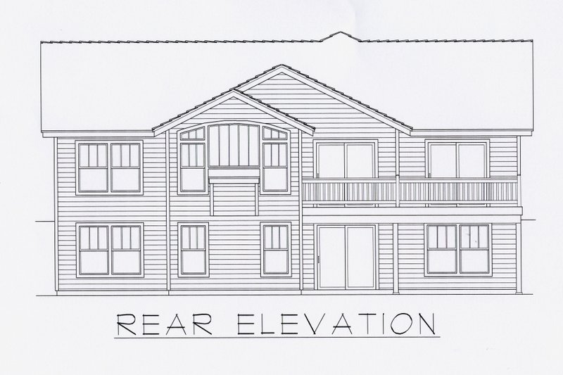 Dream House Plan - Exterior - Other Elevation for Craftsman House Plan #112-162 - 5 bed, 3 bath