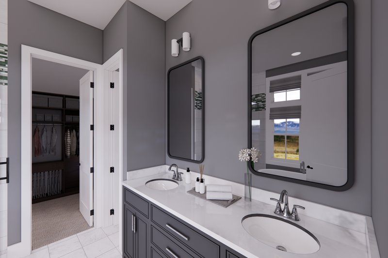 House Blueprint - Interior - Master Bathroom for Farmhouse House Plan #51-1249 - 3 bed, 2 bath